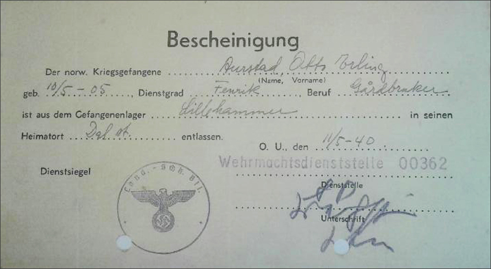 En liten historie fra 2. verdenskrigs begynnelse