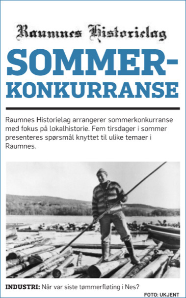 Raumnes Historielags oppfinnsomme sommertilbud 👍