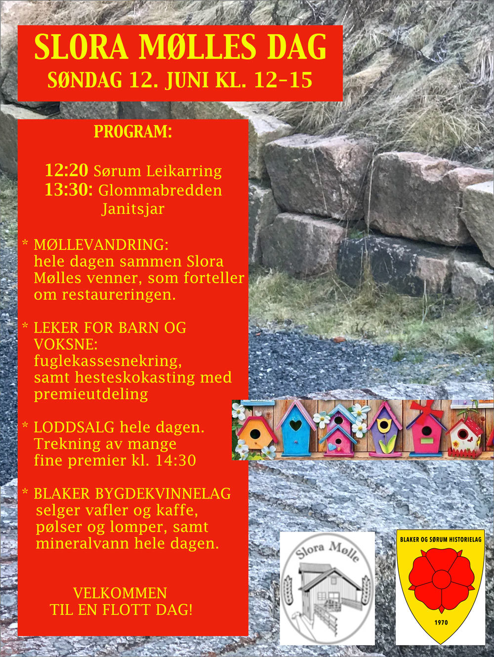 Slora Mølles Dag 12. juni 2022