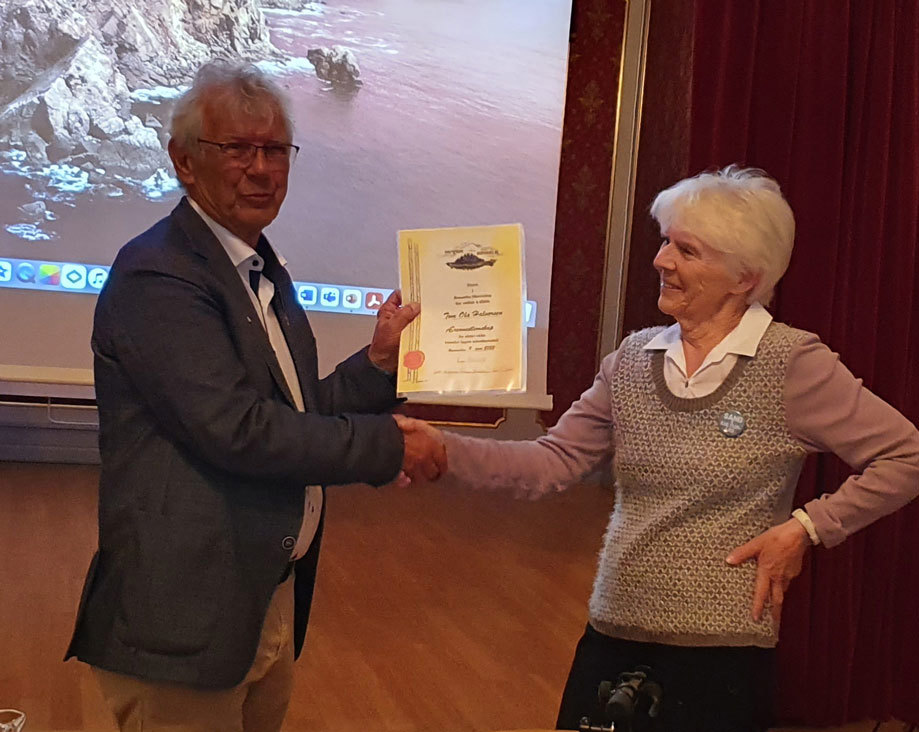 Tom O. Halvorsen æresmedlem i Romerike Historielag