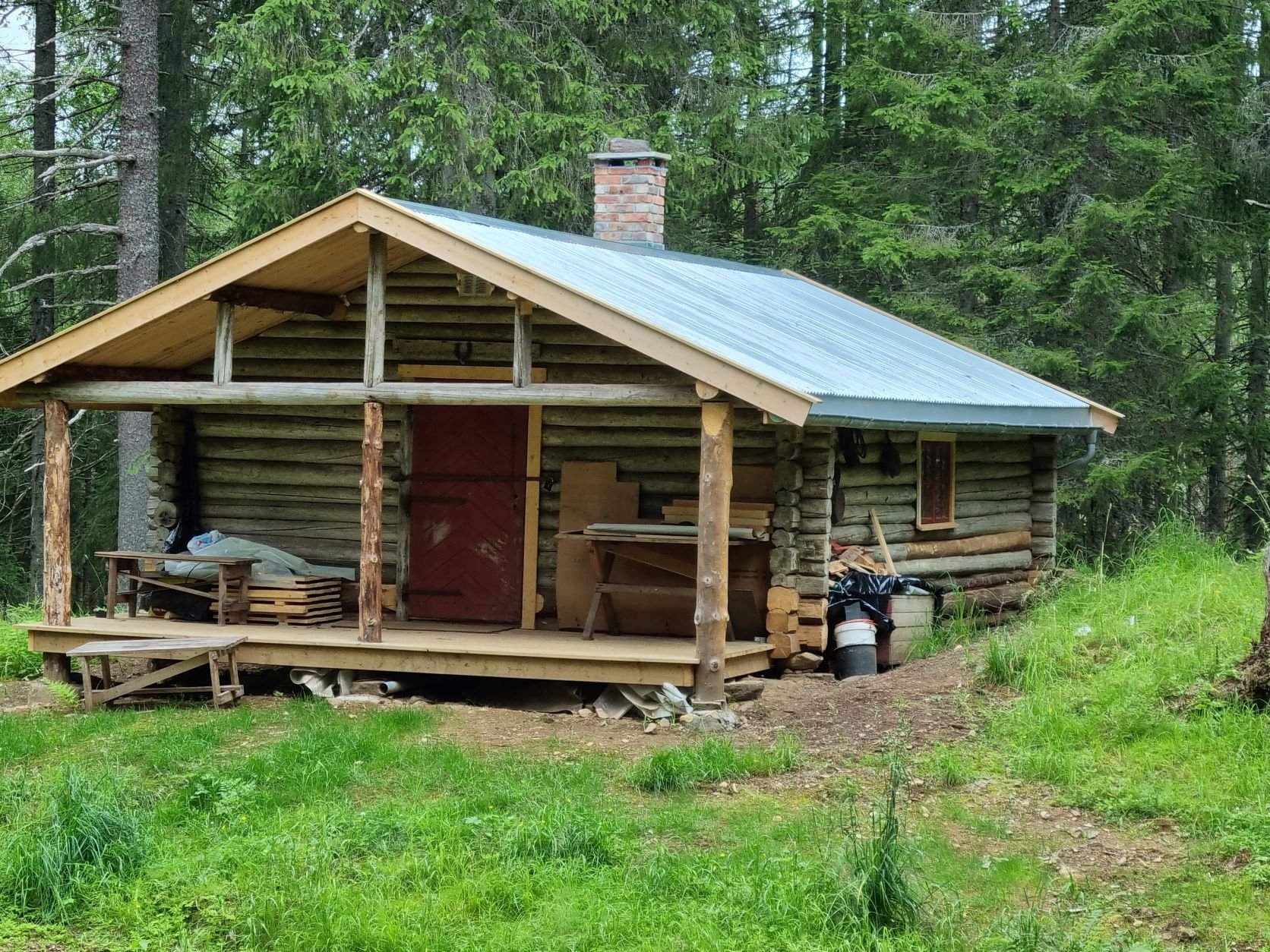 Kommunehytta i Rælingen er satt i stand